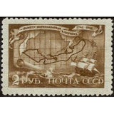 Russia 1943 Map of Bering Strait and 2nd Kamchatka Expedition-Russia-StampPhenom