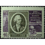 Russia 1957 250th Birth Anniversary of Leonard Euler (1707-1783) - Russia-1957-250th-Birth-Anniversary-of-Leonard-Euler-1707-1783