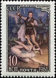 Russia 1961 Scene from "Swan Lake" by P. Tchaikovsky - Russia-1961-Scene-from--Swan-Lake--by-P-Tchaikovsky
