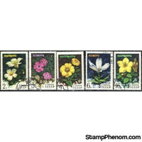 Russia Flowers , 5 stamps