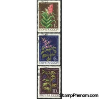 Russia Flowers Lot 2 , 3 stamps