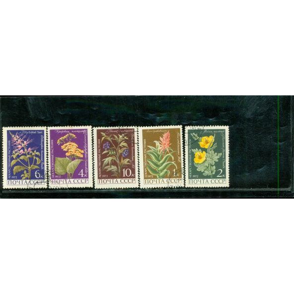 Russia Flowers Lot 8 , 5 stamps