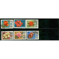 Russia Flowers , 6 stamps