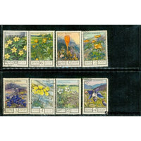 Russia Flowers , 8 stamps