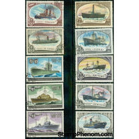 Russia Ships , 10 stamps