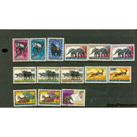 Rwanda Animals , 14 stamps