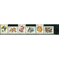 Rwanda Butterflies , 6 stamps