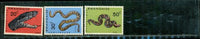 Rwanda Snakes , 3 stamps