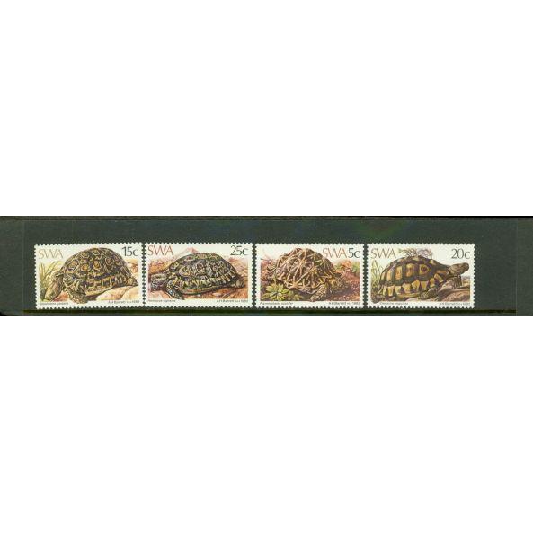 SWA Turtles , 4 stamps - SWA Turtles , 4 stamps