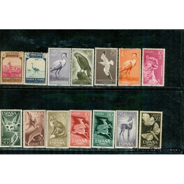 Sahara Animals , 14 stamps