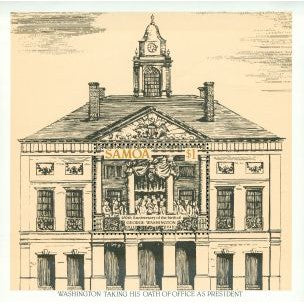 Samoa United States President Washington Lot 5 , 1 souvenir sheet