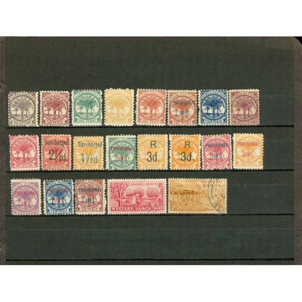 Samoa Lot , 21 stamps - Samoa Lot , 21 stamps