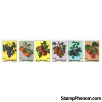 San Marino Fruits , 6 stamps