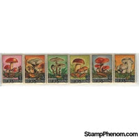 San Marino Mushrooms , 6 stamps