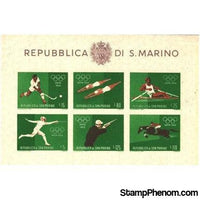 San Marino Olympics - Imperf Sheet , 1 stamps