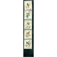 San Marino Birds , 5 stamps