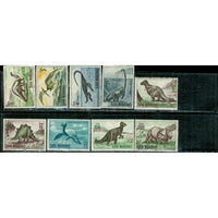 San Marino Dinosaurs , 9 stamps