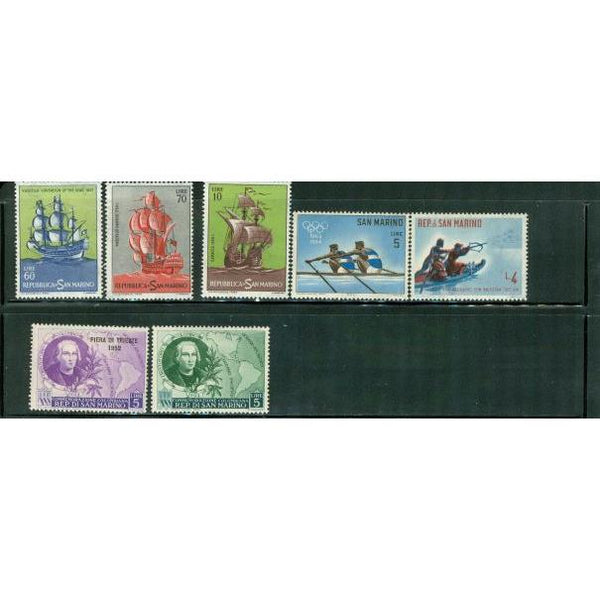 San Marino Lot , 7 stamps