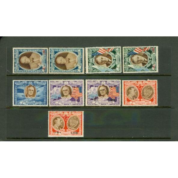 San Marino Famous People , 9 stamps - San Marino Famous People , 9 stamps