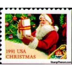 United States of America 1991 Santa with Present