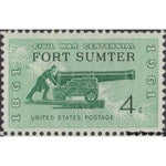 United States of America 1961 Sea Coast Gun of 1861 in Fort Sumter