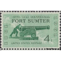 United States of America 1961 Sea Coast Gun of 1861 in Fort Sumter