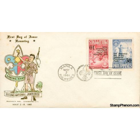 Second National Jamboree, Philippines, May 2, 1961 First Day Cover