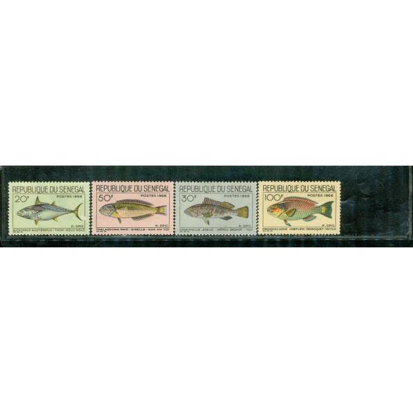 Senegal Fishes , 4 stamps Lot 2 - Senegal Fishes , 4 stamps Lot 2
