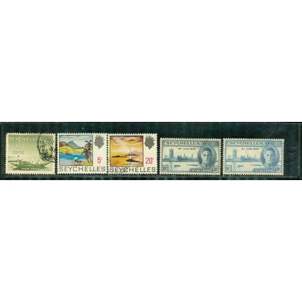 Seychelles Lot 2 , 5 stamps