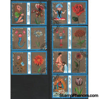 Sharjah & Dependencies Flowers , 7 stamps