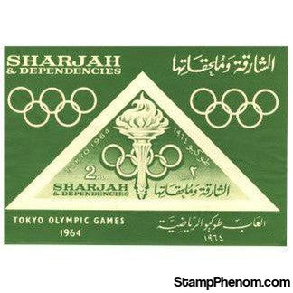 Sharjah & Dependencies Olympics Imperf Sheet , 1 stamp