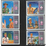 Sharjah & Dependencies Scouting , 6 stamps