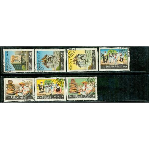 Sharjah & Dependencies Olympics Lot 2 , 7 stamps