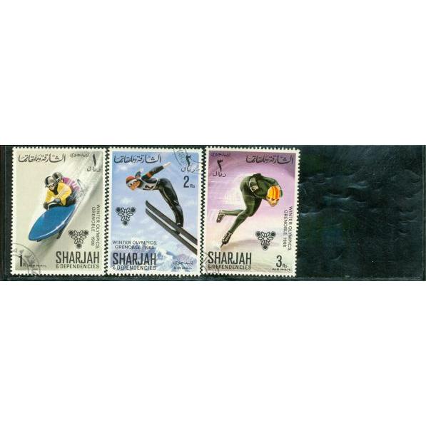 Sharjah & Dependencies Olympics Lot 4 , 3 stamps