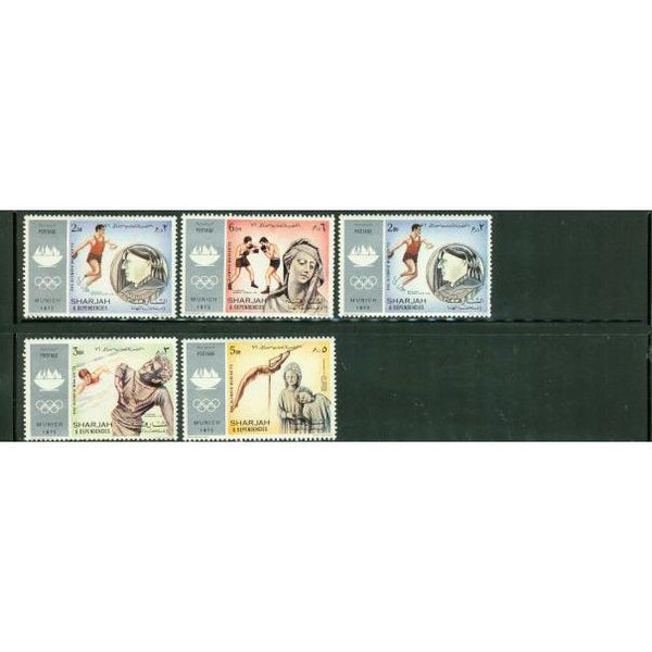 Sharjah & Dependencies Olympics Lot 7 , 5 stamps