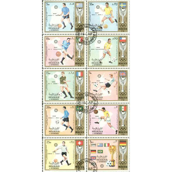 Sharjah & Dependencies Olympics , 10 stamps