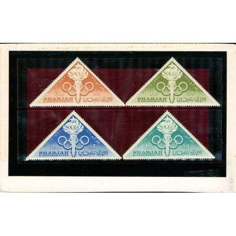 Sharjah & Dependencies Olympics , 4 stamps