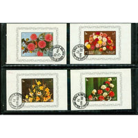 Sharjah & Dependencies Flowers , 4 stamps