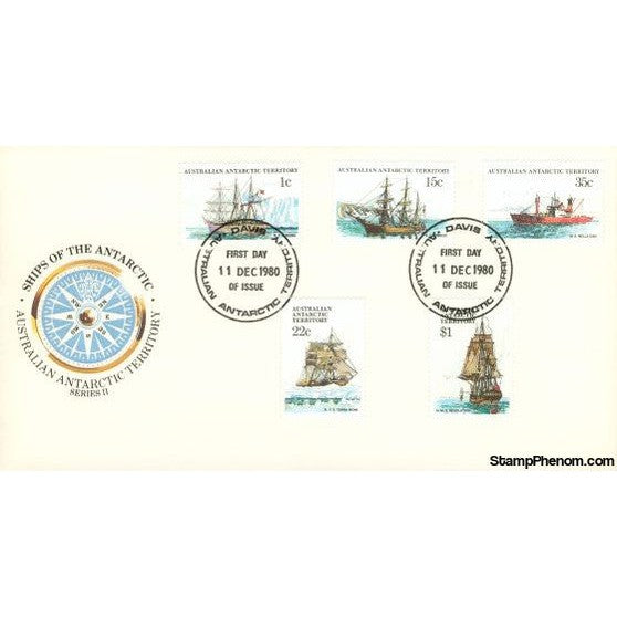 Ships of The Antarctic, Australia, December 11, 1980 First Day Cover