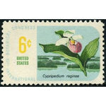 United States of America 1969 Showy Lady's-slipper (Cypripedium reginae)