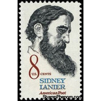 United States of America 1972 Sidney Lanier (1842-1881), Poet, Musician, Lawyer, Educator