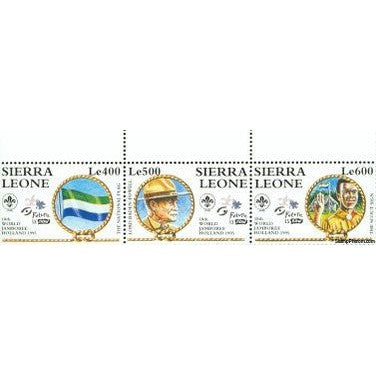 Sierra Leone Scouting , 3 stamps