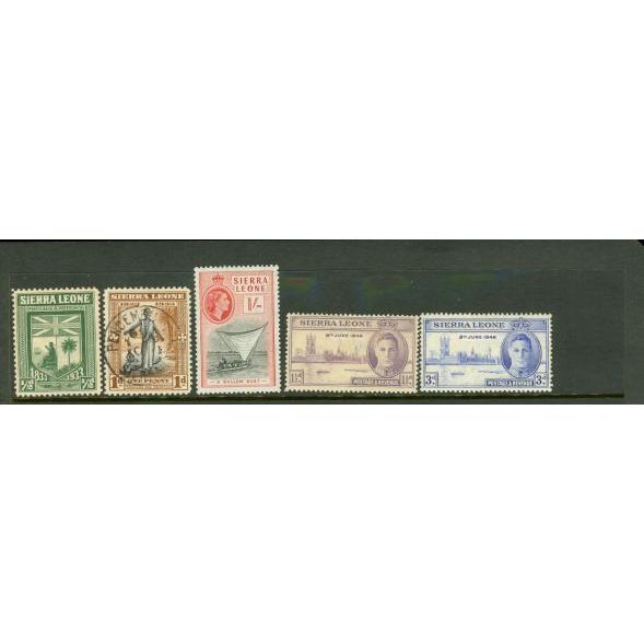 Sierra Leone Lot , 5 stamps