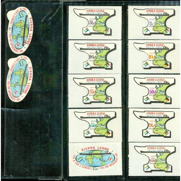 Sierra Leone Olympics , 12 stamps