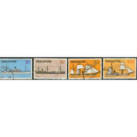 Singapore Ships , 4 stamps