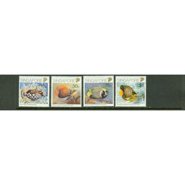 Singapore Fishes , 4 stamps - Singapore Fishes , 4 stamps