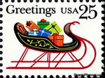 United States of America 1989 Sleigh Full of Presents