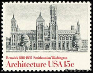 United States of America 1980 Smithsonian Institution, by James Renwick