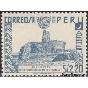 Peru 1953 Solar observatory at Cuzco-Peru-StampPhenom