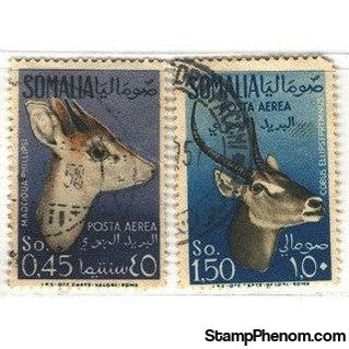 Somalia Antelopes , 2 stamps-Stamps-StampPhenom-StampPhenom
